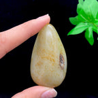 和田玉洒金皮籽料手把件（79.7g）