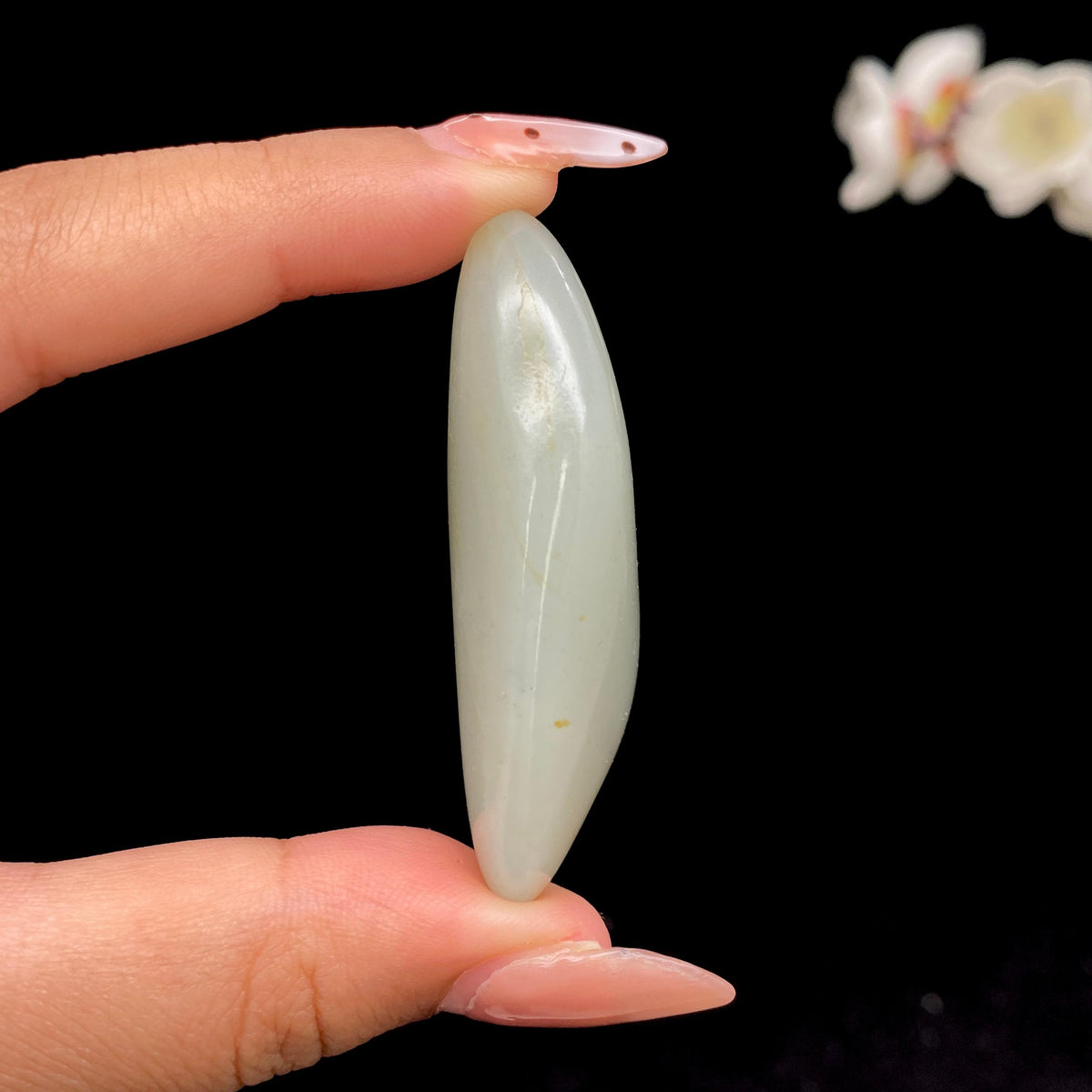 和田玉青白玉籽料挂件（37.3g）