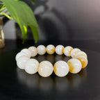 和田玉糖白手串2512030003（72.2g）