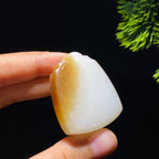 和田玉糖白玉无事牌90880449（34.6g）