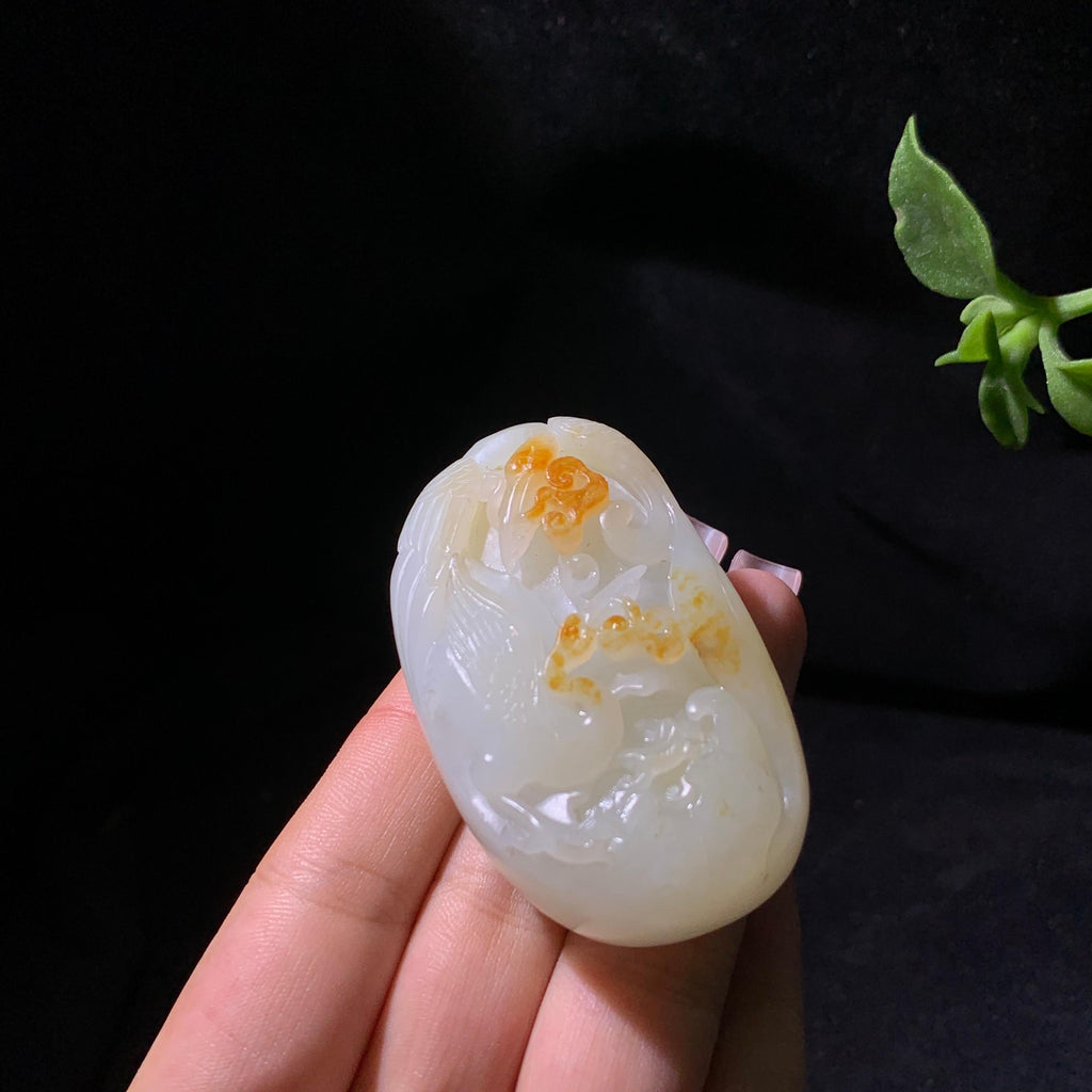 和田籽料一路连科（89.6g）
