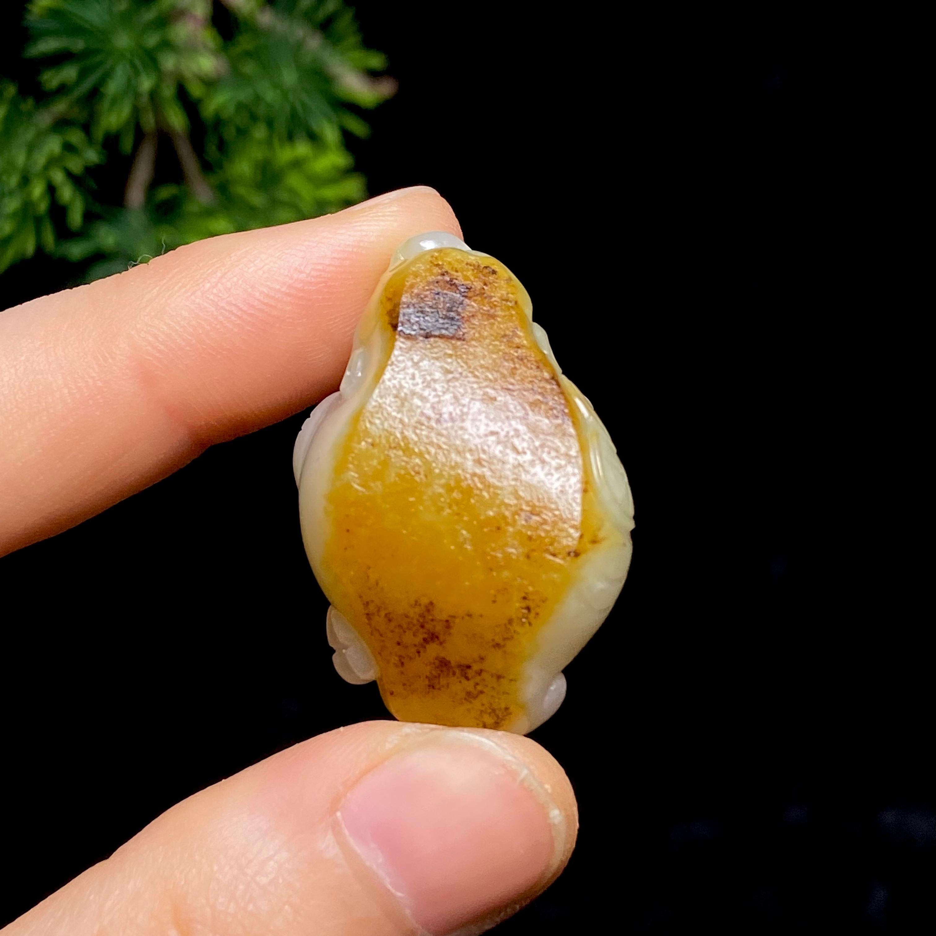 和田玉籽料貔貅（19.8g）