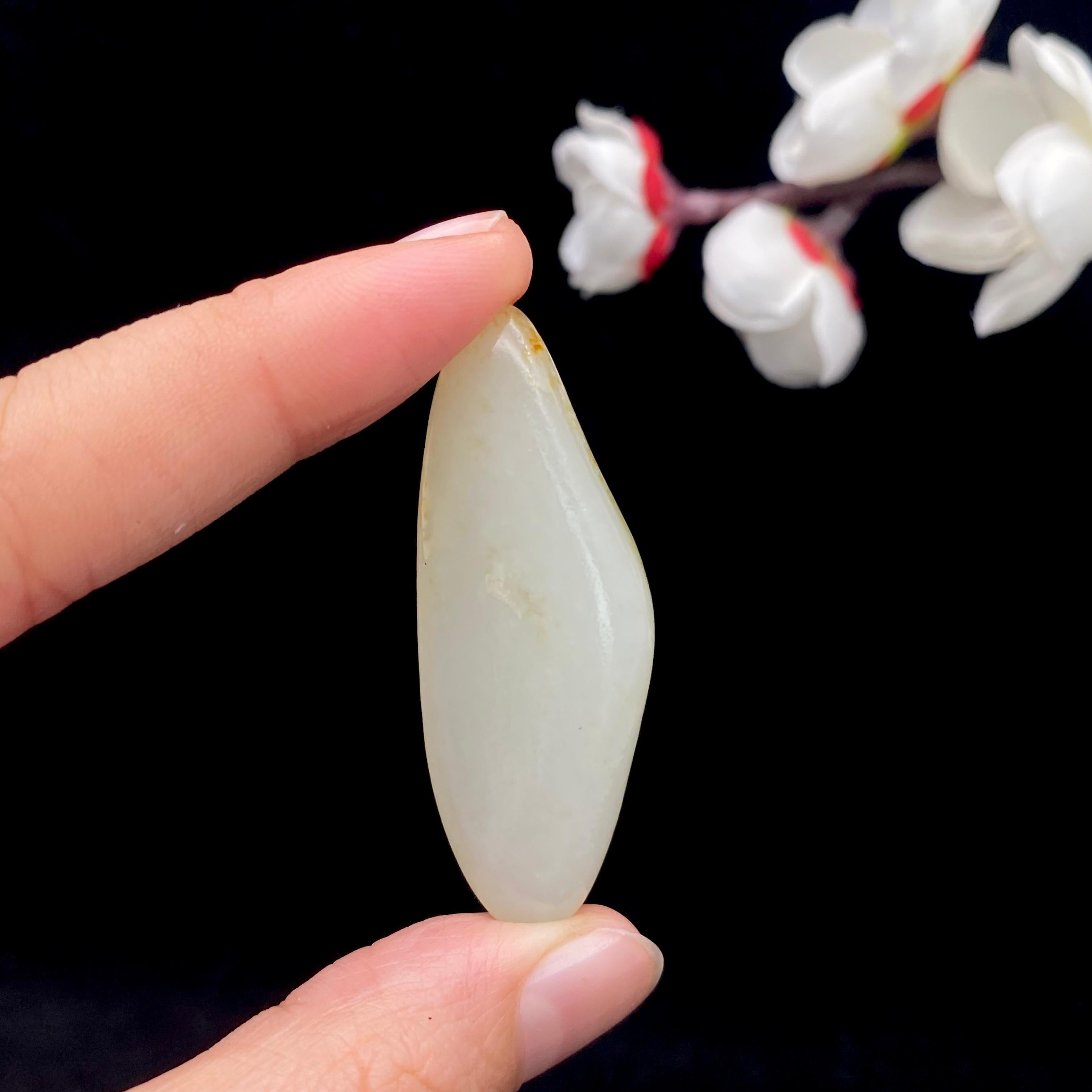 【超值推荐】和田玉洒金皮籽料吊坠籽（14g）