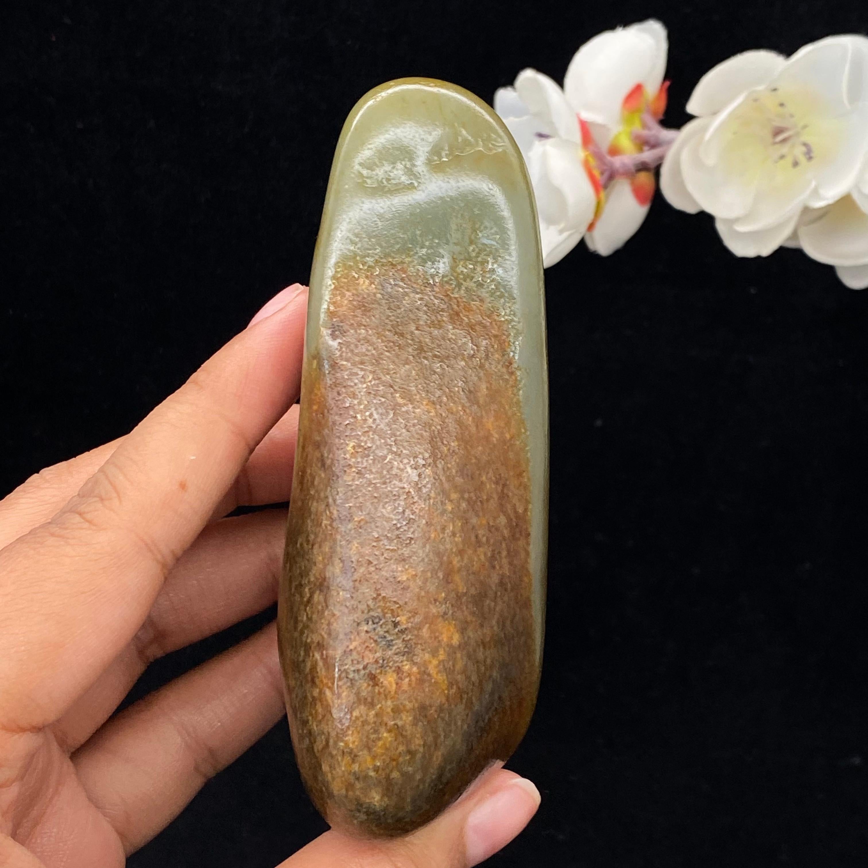和田玉聚黄皮籽料（293g）