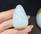 和田玉糖白羊脂玉佛公（29.6g）