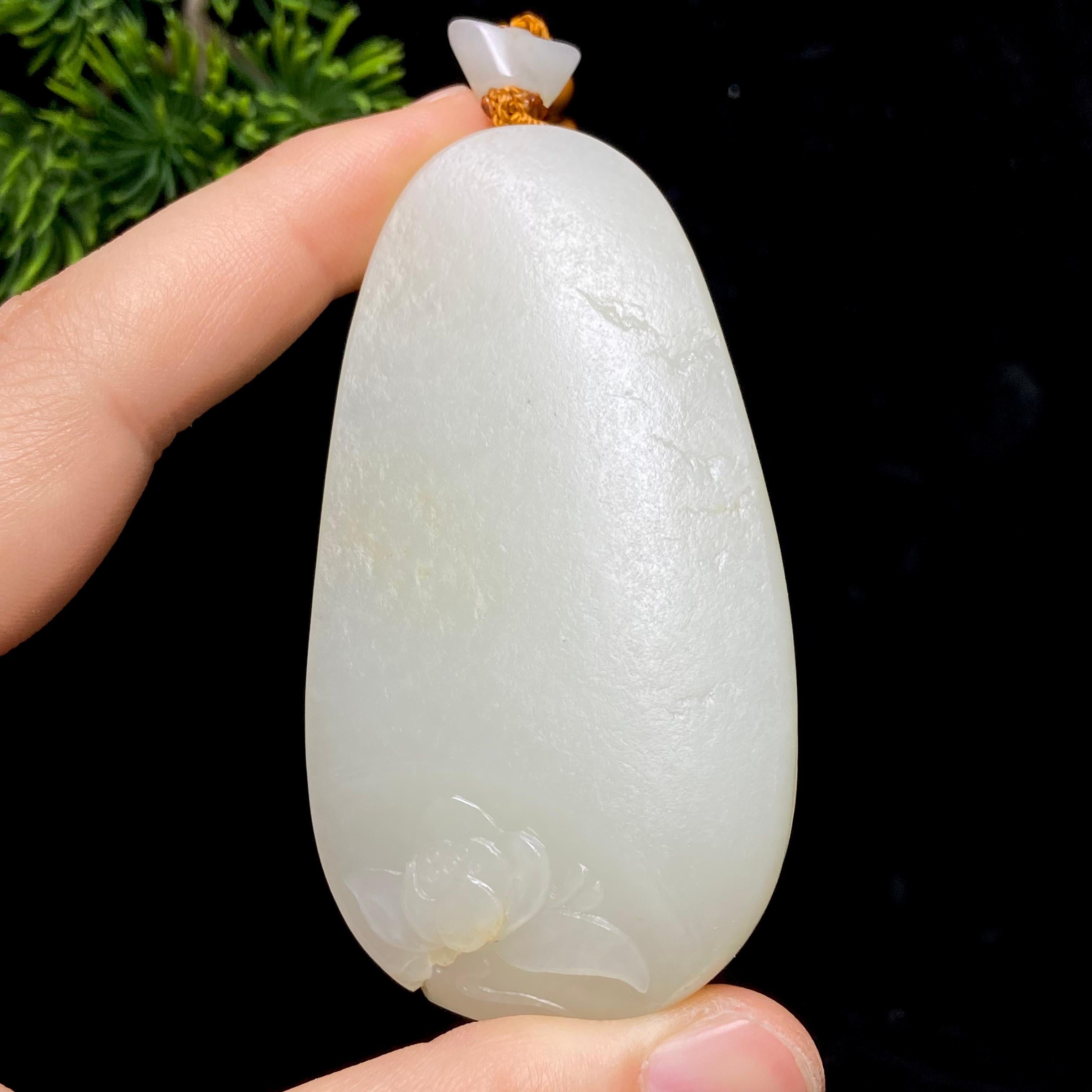 和田玉籽料观音（78.7g）