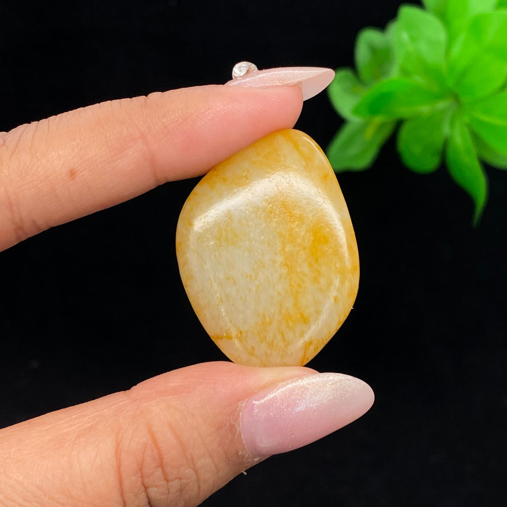 和田玉洒金皮籽料挂件（19g）