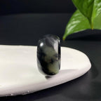 和田玉墨玉指环2607240018（8.4g）