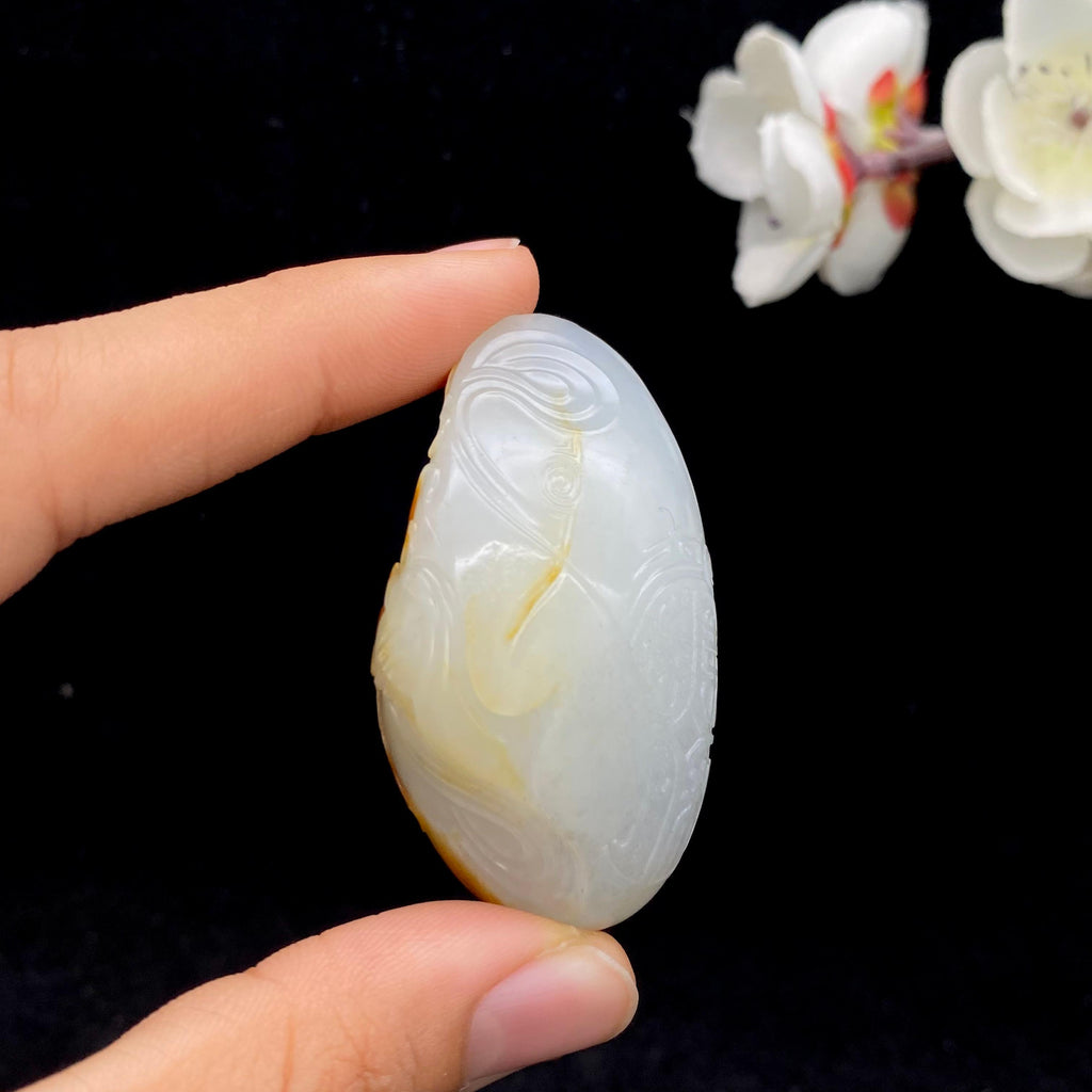 和田玉籽料【关公】（50.3g）