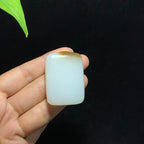 和田山料糖白玉无事牌挂件（48.5g）