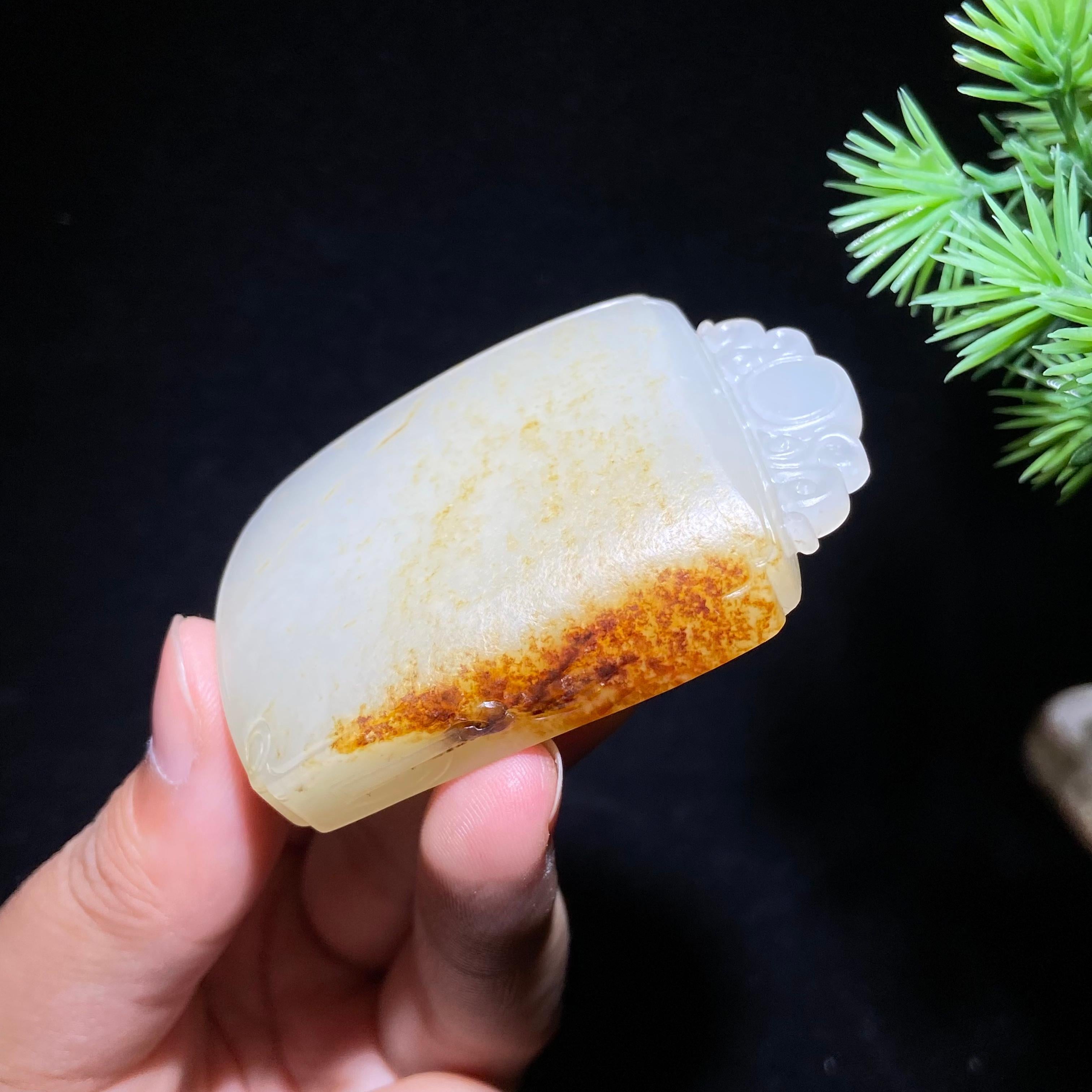 和田玉籽料无事牌（70.1g）