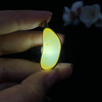 和田玉洒金皮籽料包金挂件（5.3g）