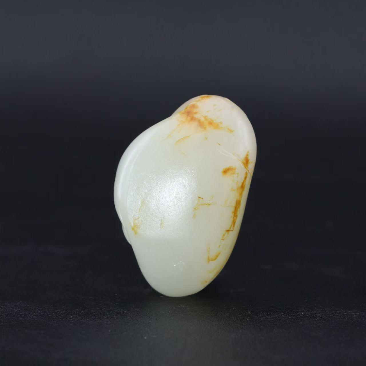 和田玉聚红皮弥勒佛挂坠（22.1g）