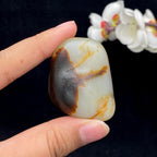 和田玉黑红皮籽料（54.1g）