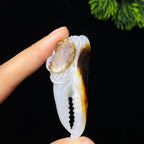 和田玉籽料八方来财（26.0g）