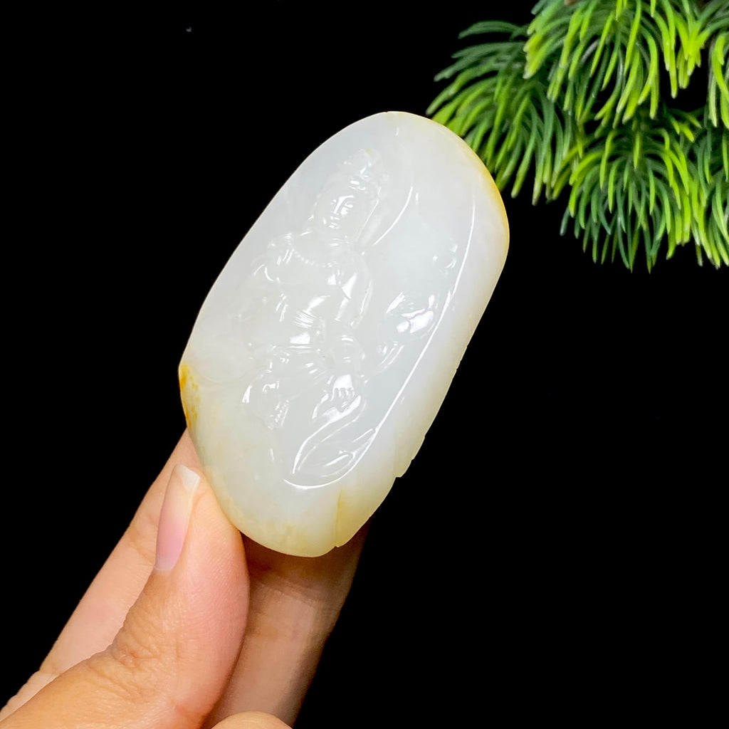 和田玉籽料观音（65.5g）