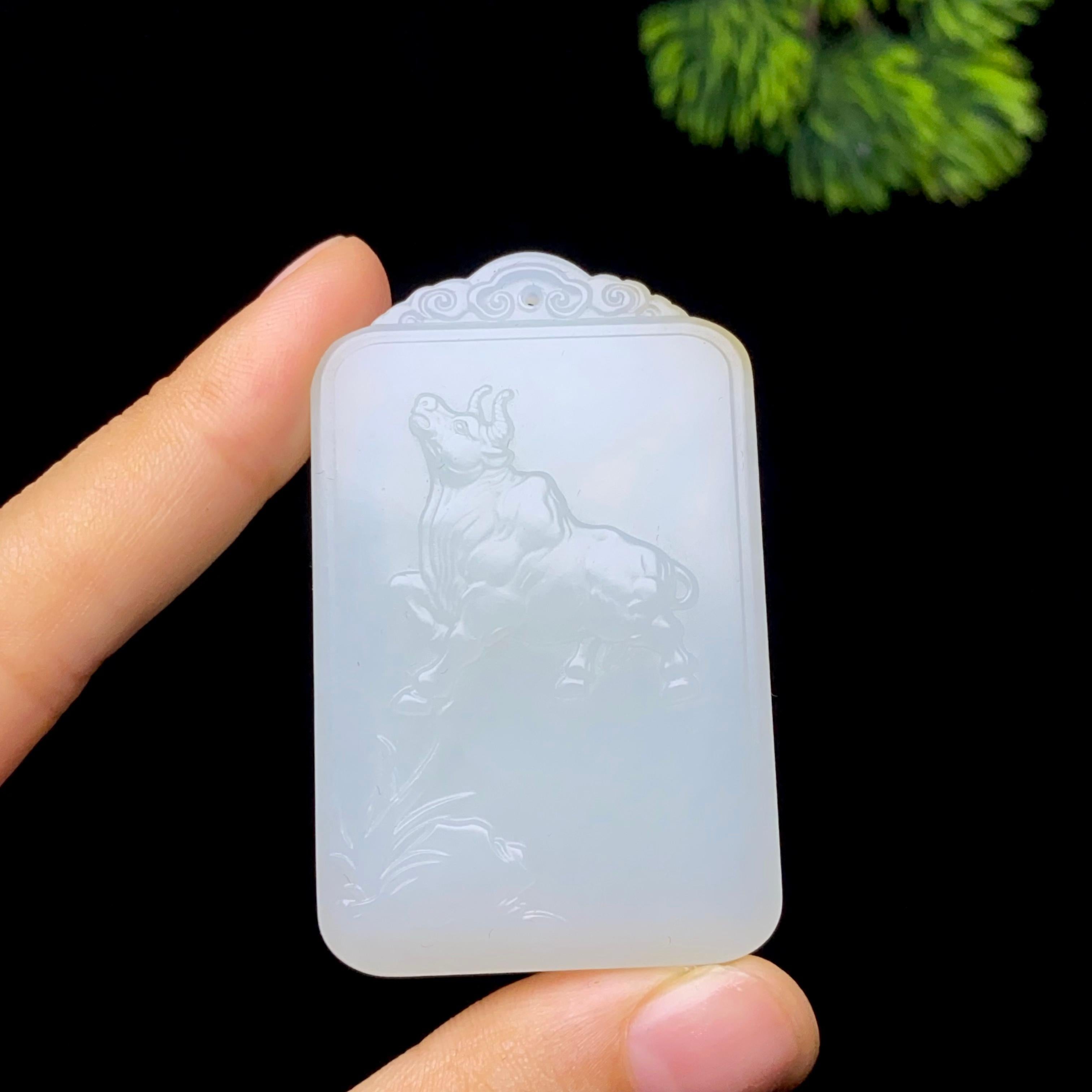 和田玉糖白扭转乾坤（36.7g）