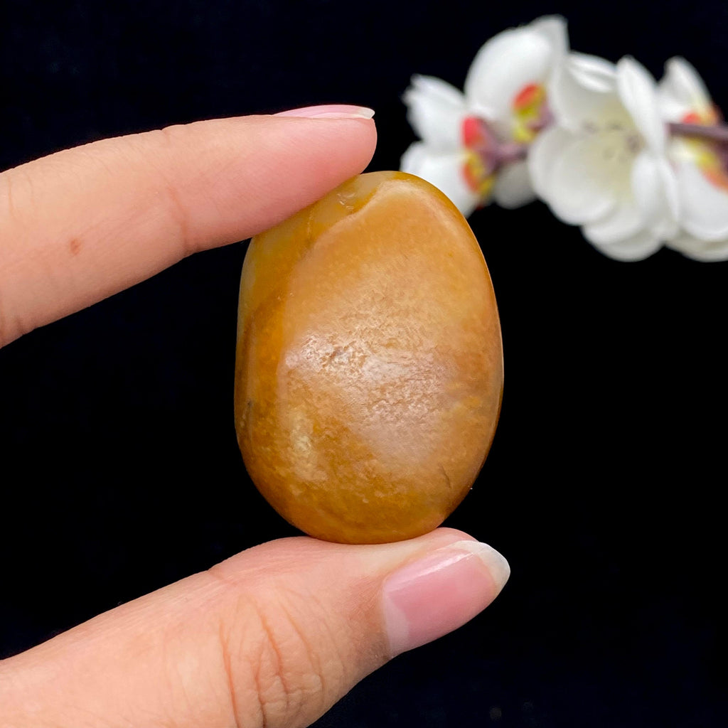 和田玉聚黄皮籽料挂件（40.2g）