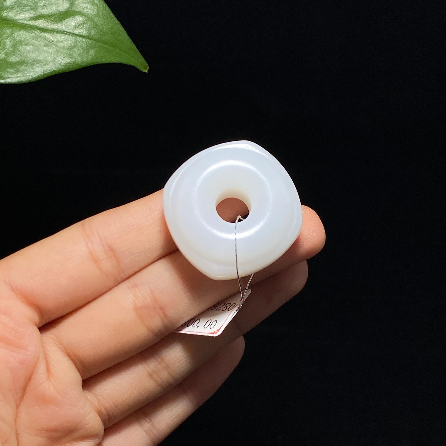 精品和田玉天圆地方平安扣（22.0g）