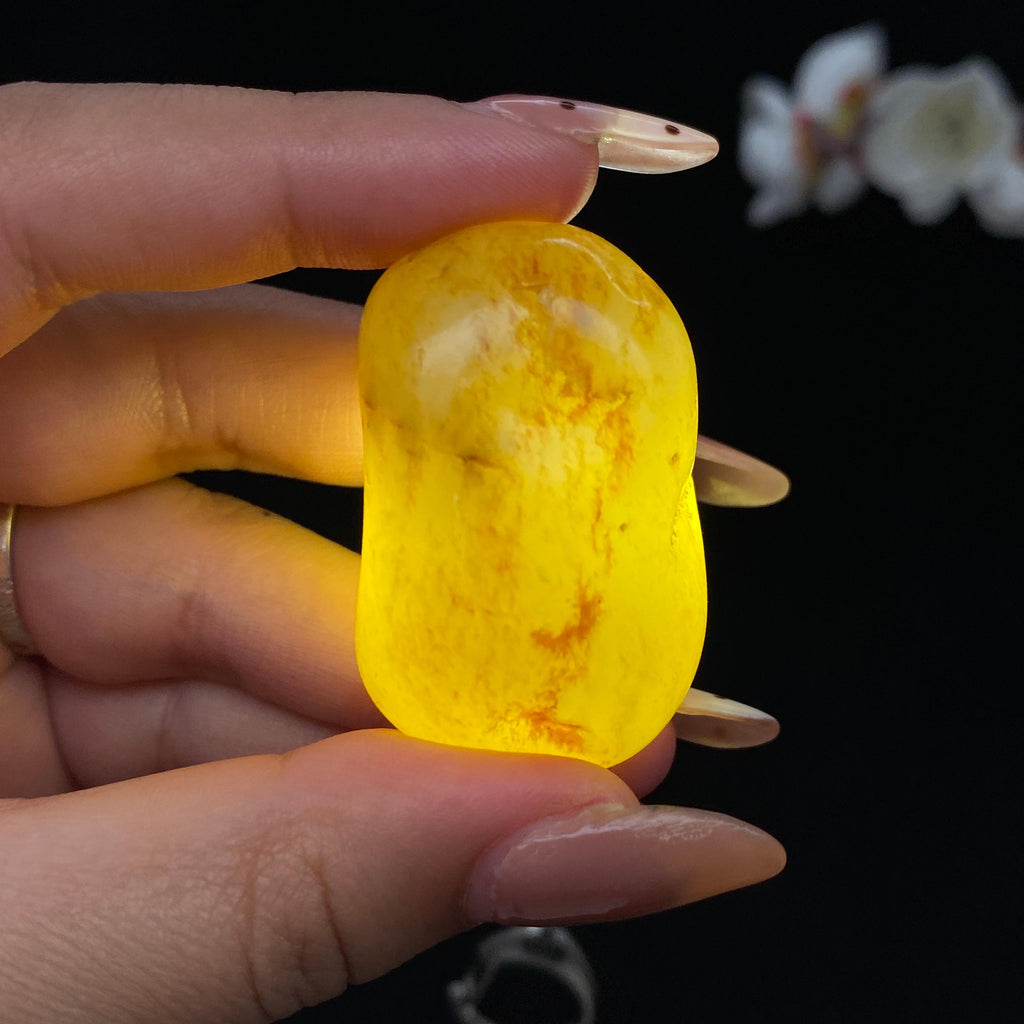 和田玉洒金皮籽料挂件（39.6g）