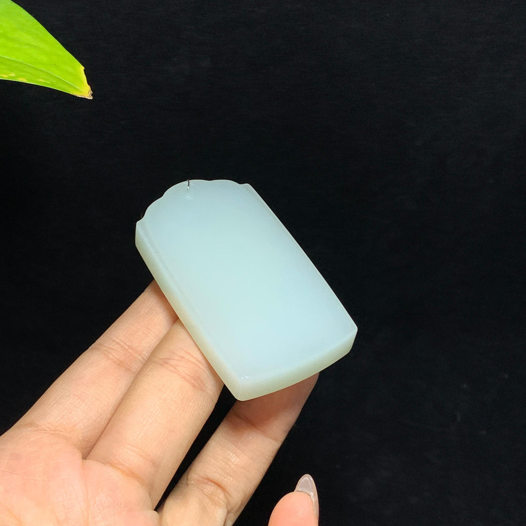 和田山料白玉无事牌挂件（57.2g）
