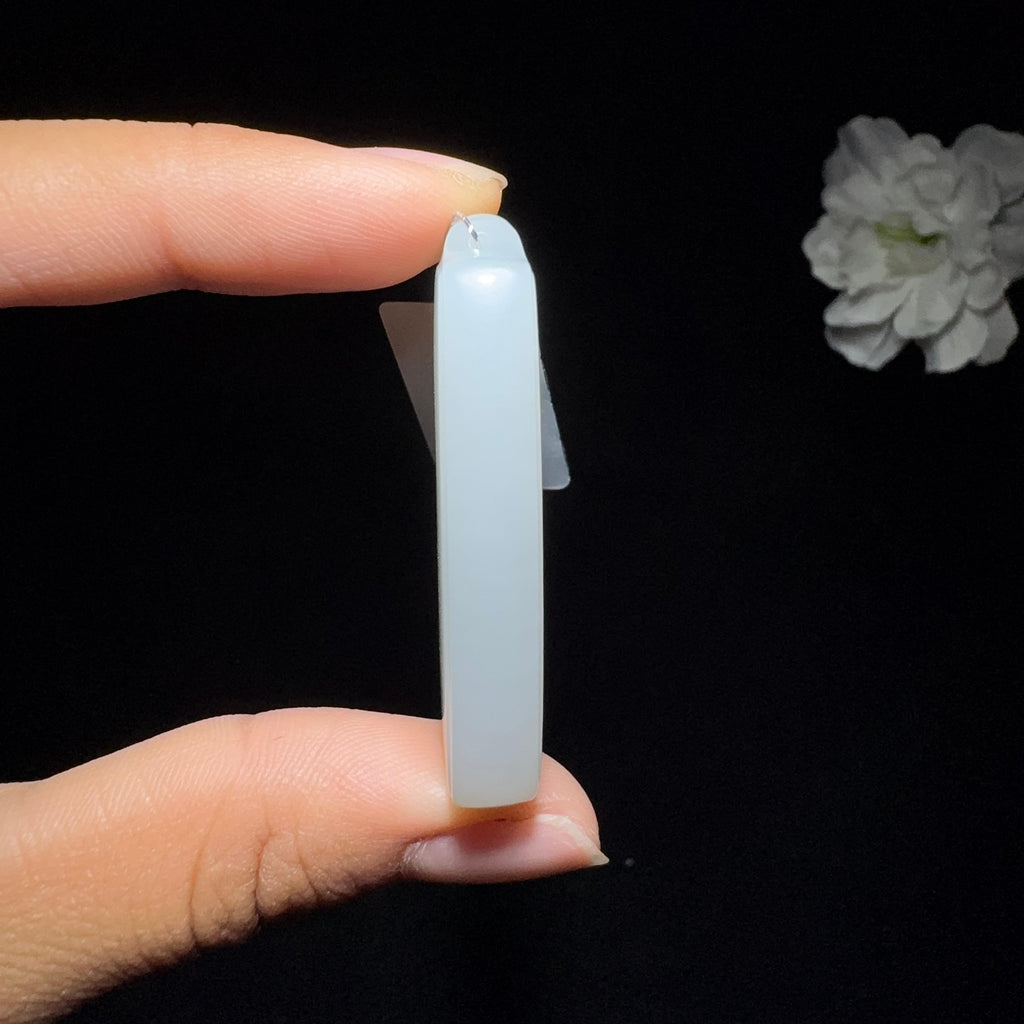和田玉白玉平安无事牌（20.0g）