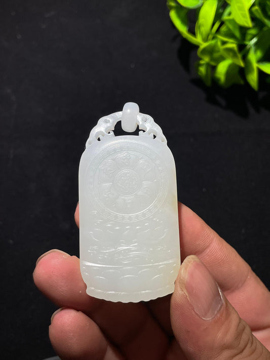 和田玉羊脂糖白玉虚空藏（47.7g）