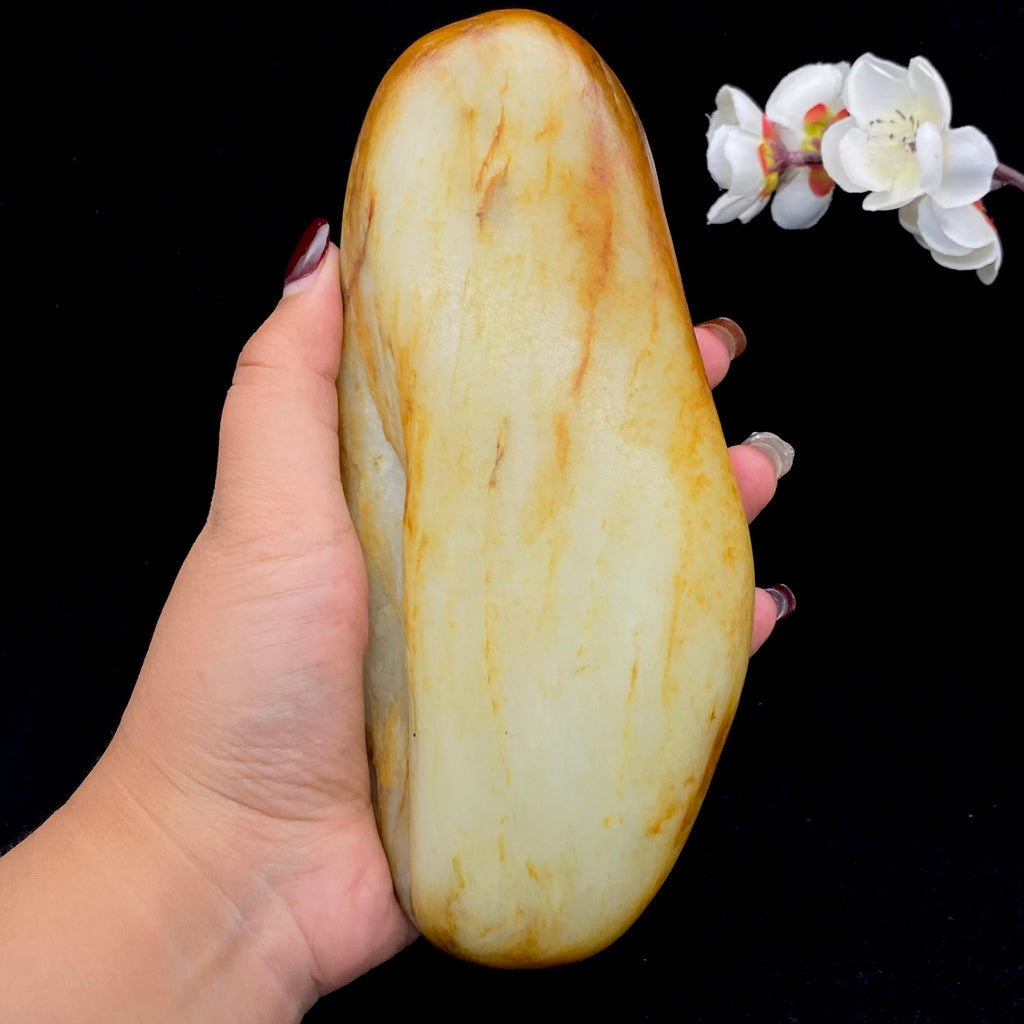 和田玉洒金皮籽料原石（81.2g）