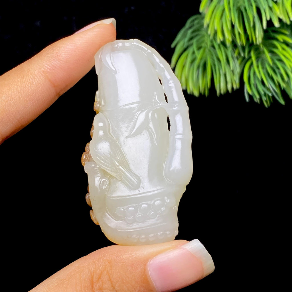 和田玉籽料喜上眉梢（30.7g）