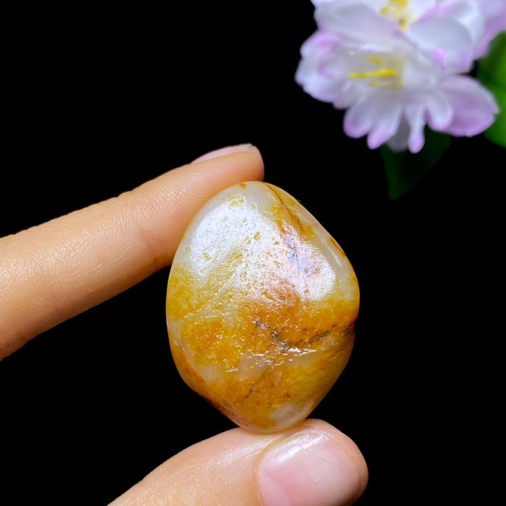 和田玉红皮白肉籽料挂件（14.8g）