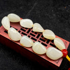 和田玉洒金皮【精品手串】（44.9g）