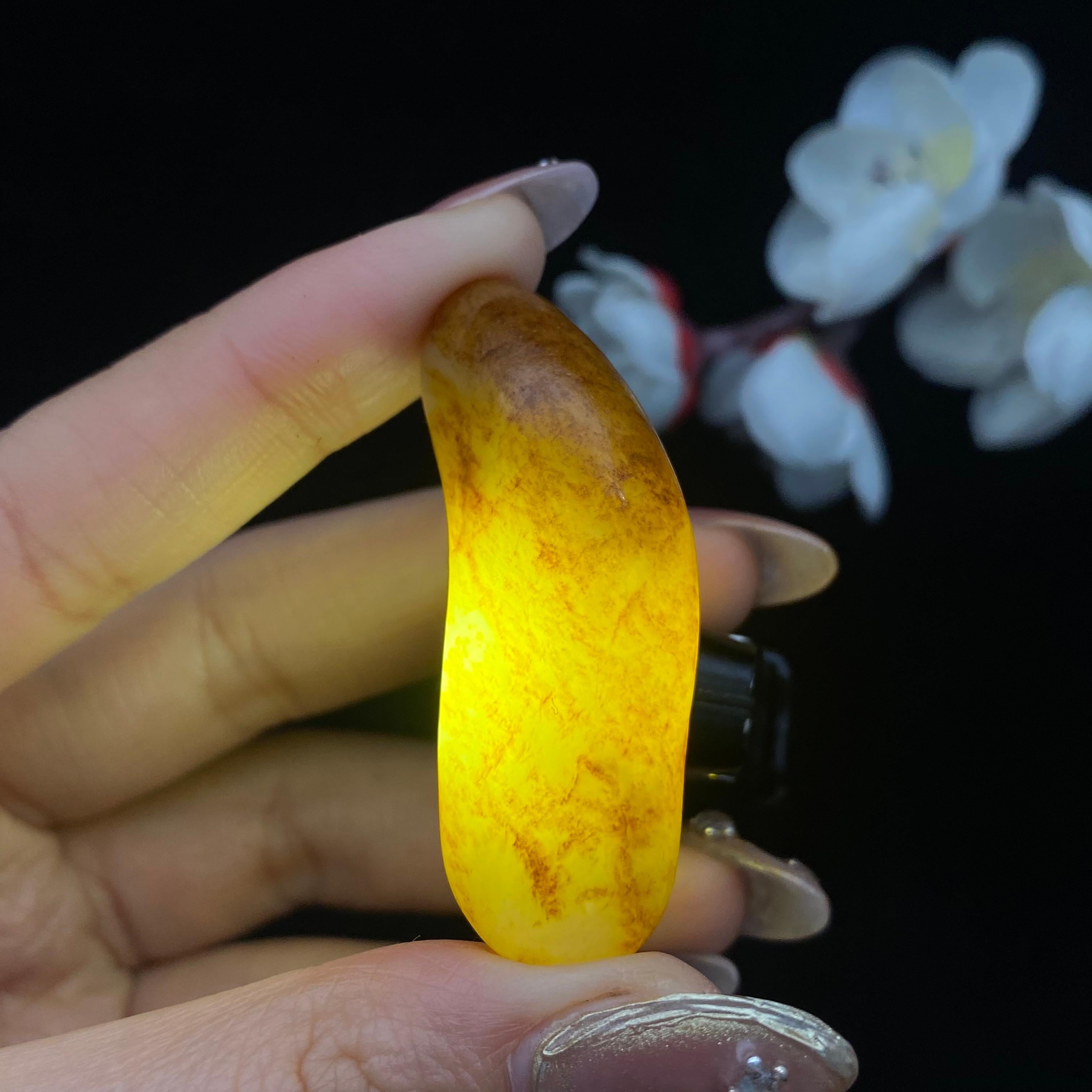 和田玉洒金皮籽料原石（20.2g）