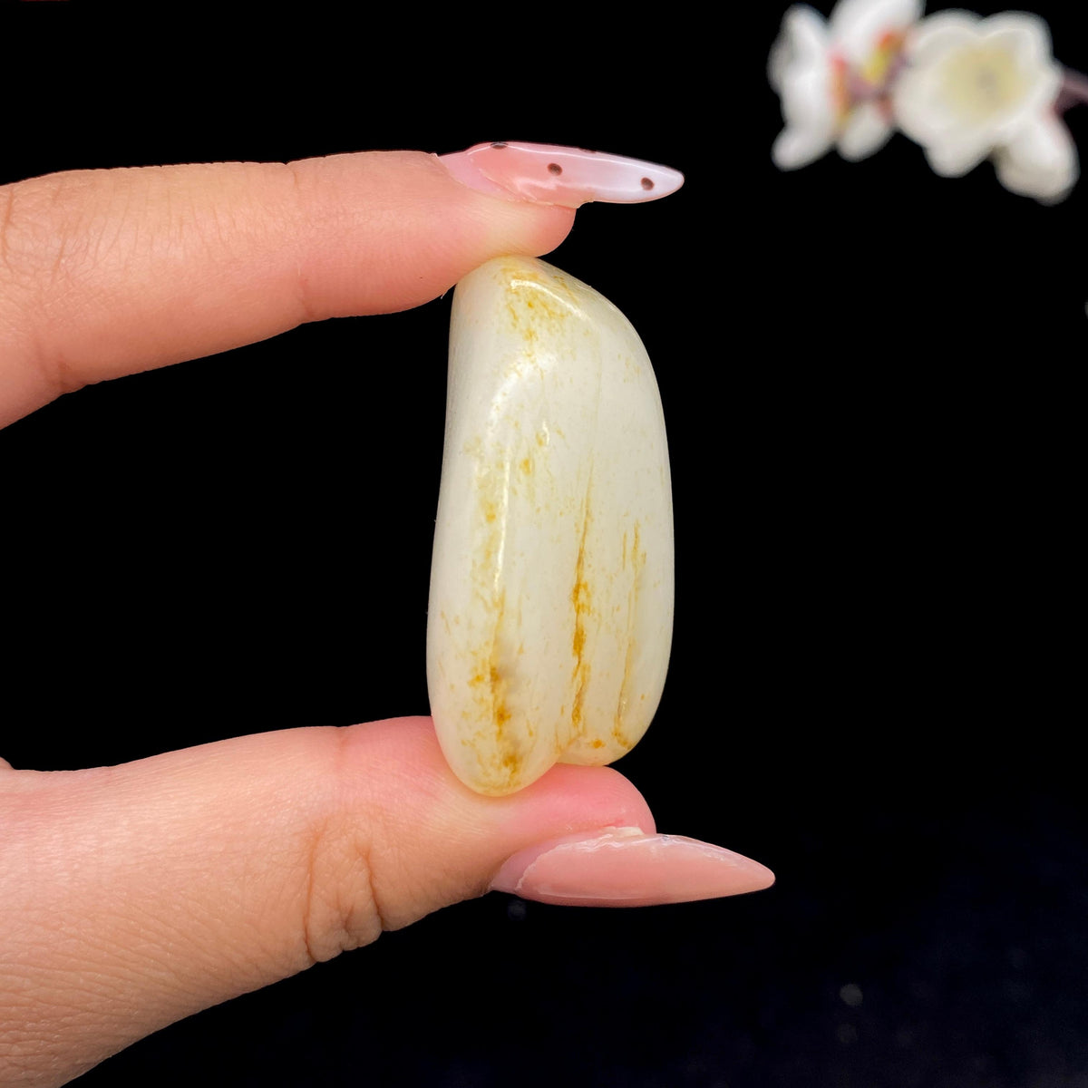 和田玉洒金皮籽料大挂件（47.7g）