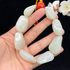和田玉白玉籽料【精品手串】（96.4g）