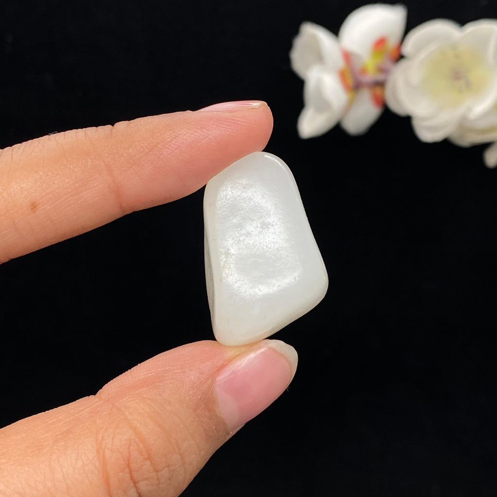 和田玉白玉籽料挂件（15.2g）