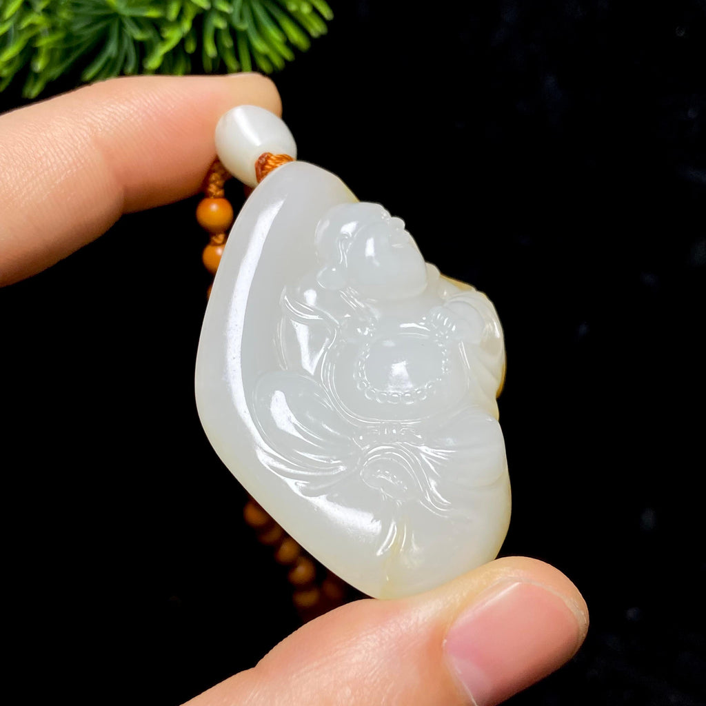 和田玉籽料佛公（47.3g）