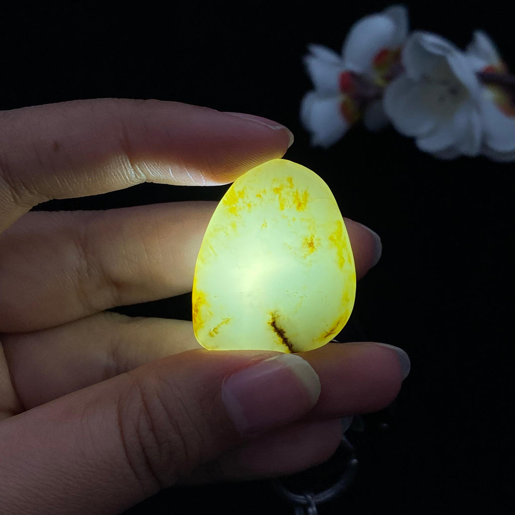 和田玉洒金皮籽料吊坠籽（12g）