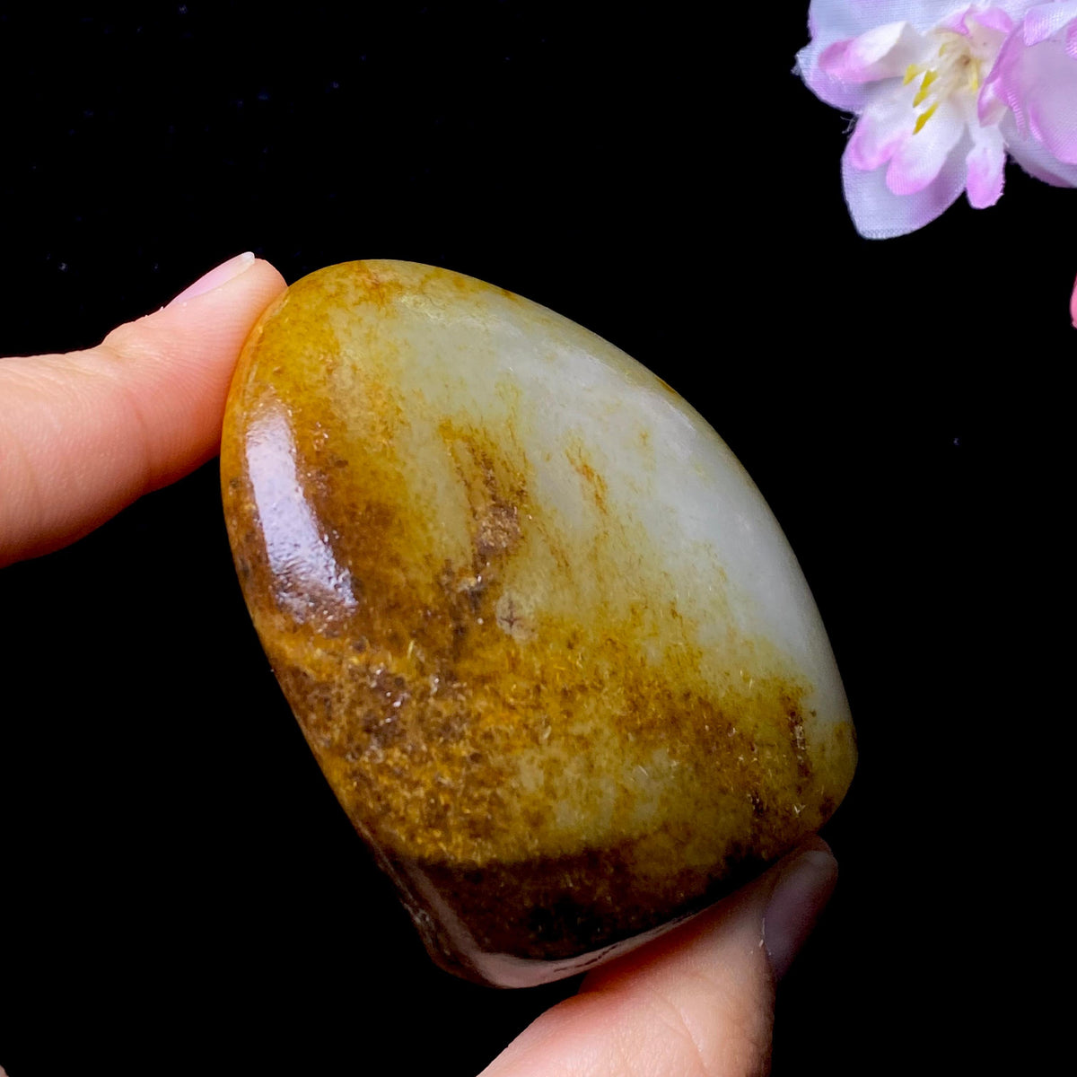 和田玉籽料皮带扣（133.1g）