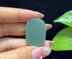 精品和田玉沙枣青平安无事牌（8.4g）