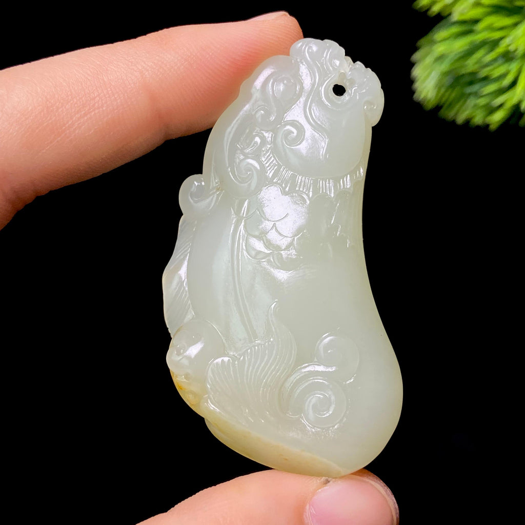 和田玉籽料鱼化龙（30.1g）