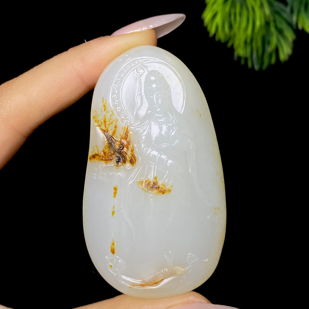 和田玉籽料观音（60.0g）