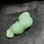 和田玉碧玉粉青如意（36.8g）