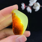 和田玉聚红皮籽料原石（12.2g）