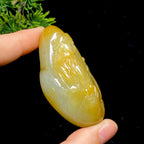 和田玉籽料老虎挂件（64.8g）