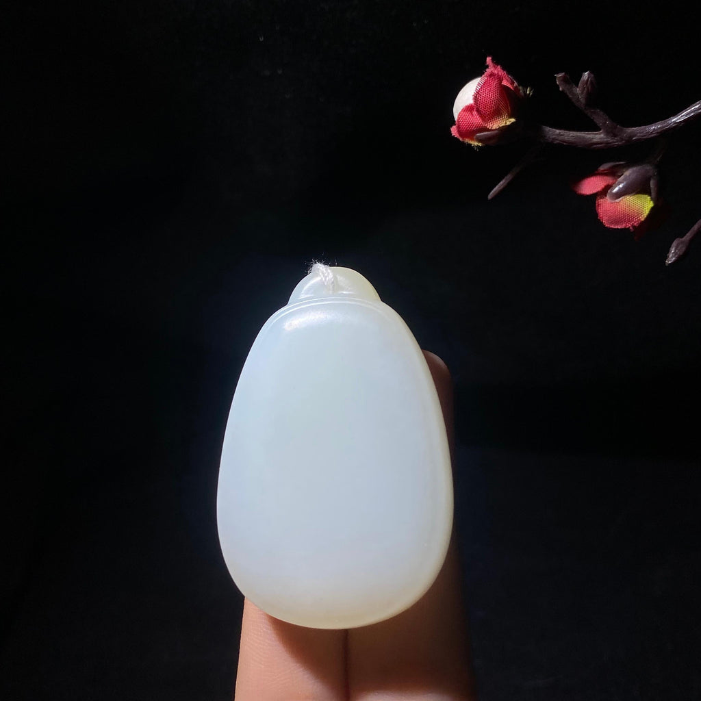 高品质新疆且末糖白玉无事牌（34.3g）