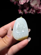 和田玉糖白玉观音（32.0g）