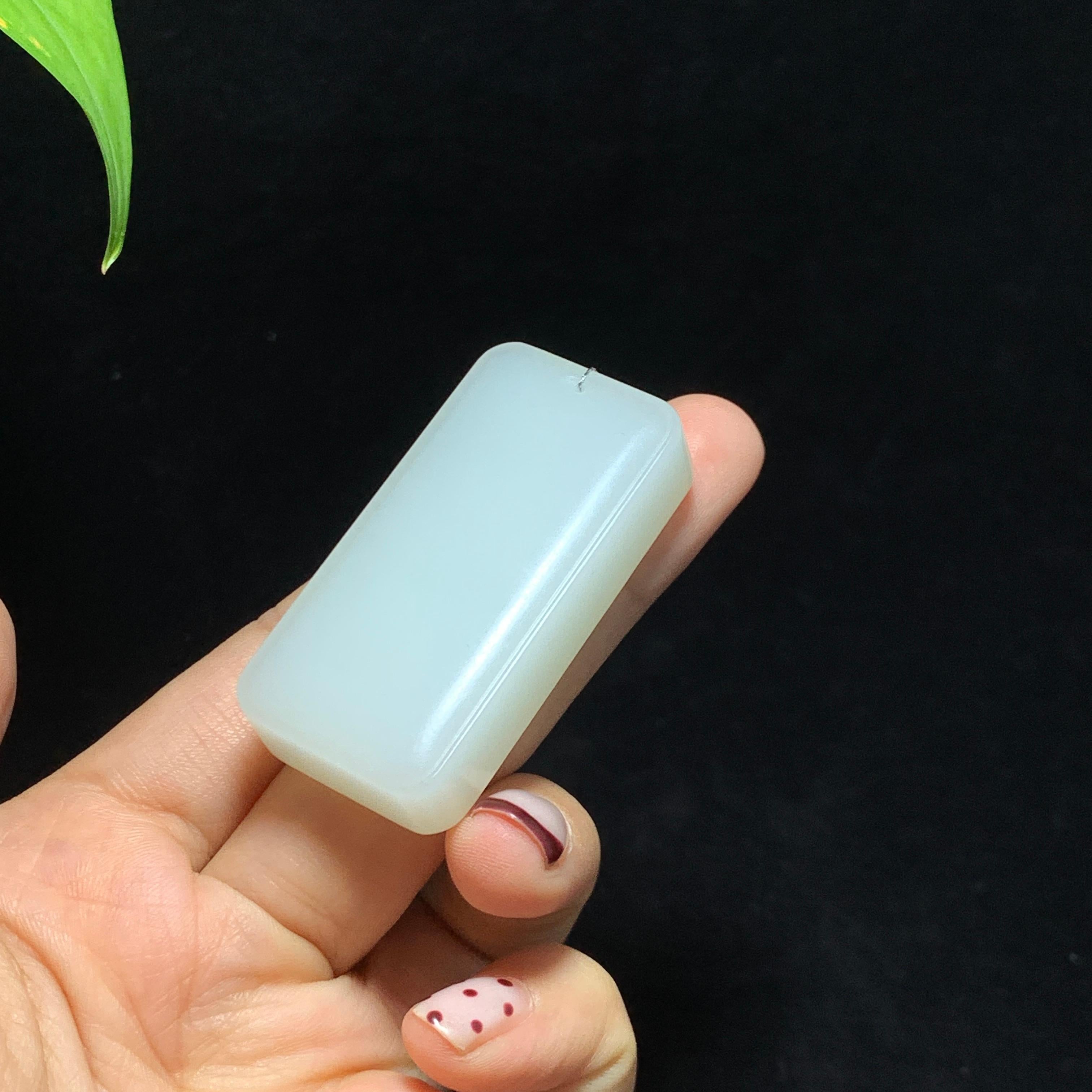 和田山料白玉无事牌挂件（42.7g）