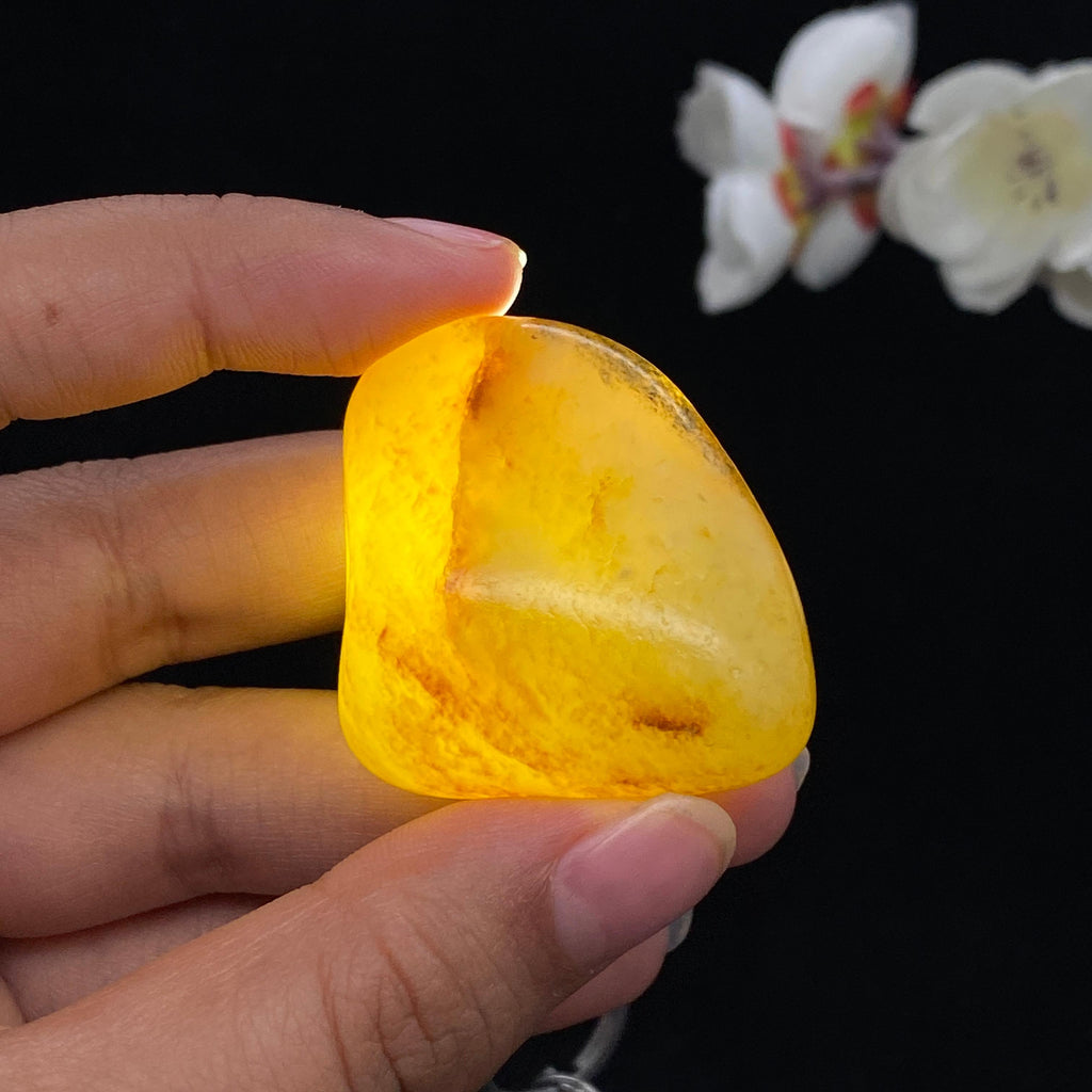 和田玉黄皮青花籽料（39.6g）