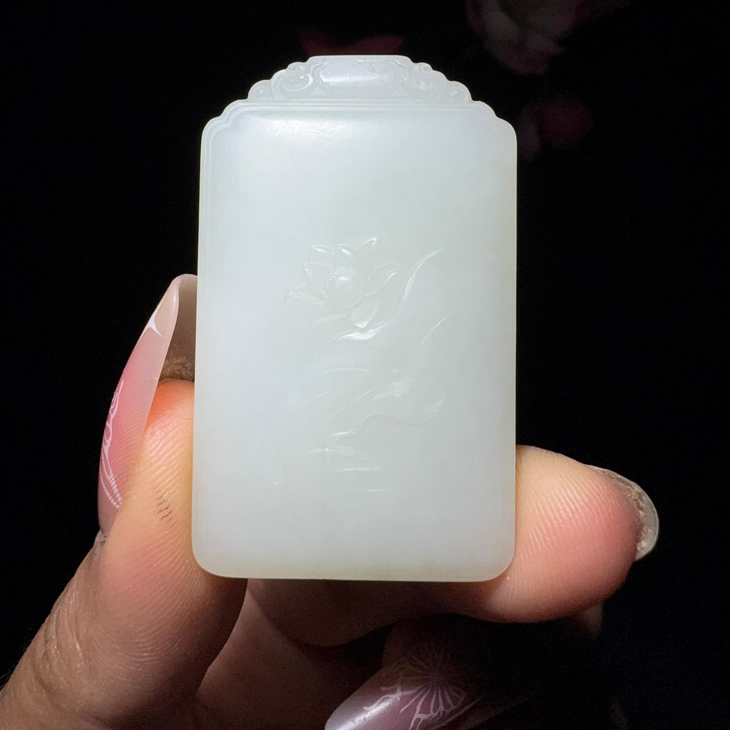 和田玉白玉平安牌（23.0g）