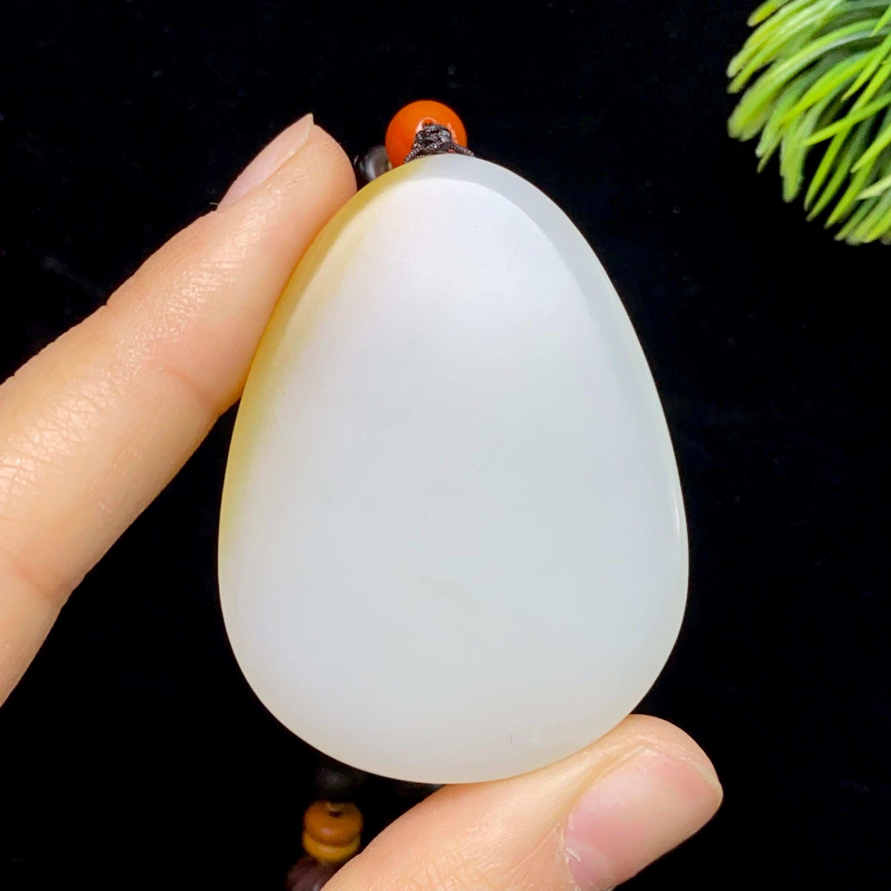 和田玉糖白观音（42.2g）